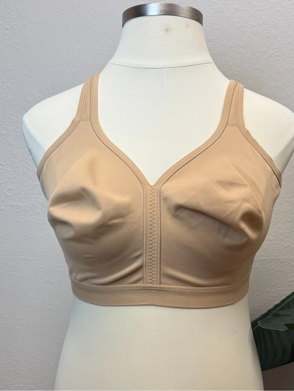Soma Beige Wireless Unlined Full Coverage Bra - Size 42G